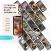 Product image of an Instagram Digital Planner with editable Canva templates for planning posts, reels, and stories.