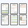 Product image of a Facebook Planner with sections for content scheduling, engagement tracking, and ad strategy.
