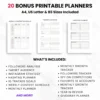 Product image of an Instagram Digital Planner with editable Canva templates for planning posts, reels, and stories.