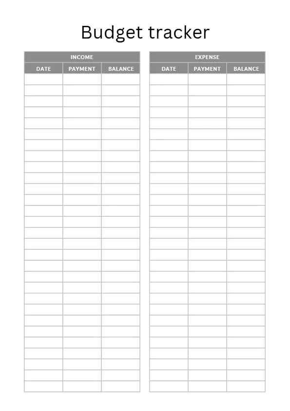 budget-tracker budget tracker printable