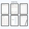Product image of a business planner with pages for goal setting, finances, marketing plans, and daily operations.