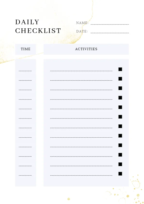 daily-checklist-1 daily task checklist printable