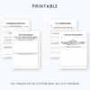 Product image of a Law of Attraction planner with pages for goal setting, affirmations, vision boards, and manifestation tracking.