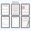 Product image of a 3-6-9 manifestation journal with structured prompts for affirmations and intentional goal setting.