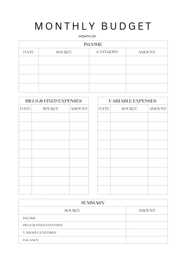 monthly-budget-planner-2 monthly budget planner printable