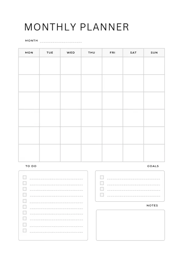 monthly-planner-1 monthly planner printable