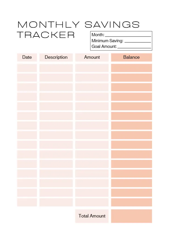 monthly-saving-tracker monthly saving tracker printable