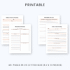 Product image of a prayer journal with pages for daily prayers, gratitude, scripture reflections, and spiritual growth tracking.