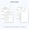 Product image of a teacher planner with pages for lesson planning, class schedules, grading logs, and academic calendars.