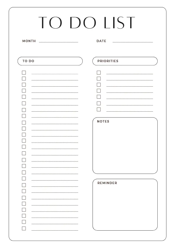to-do-list to do list printable