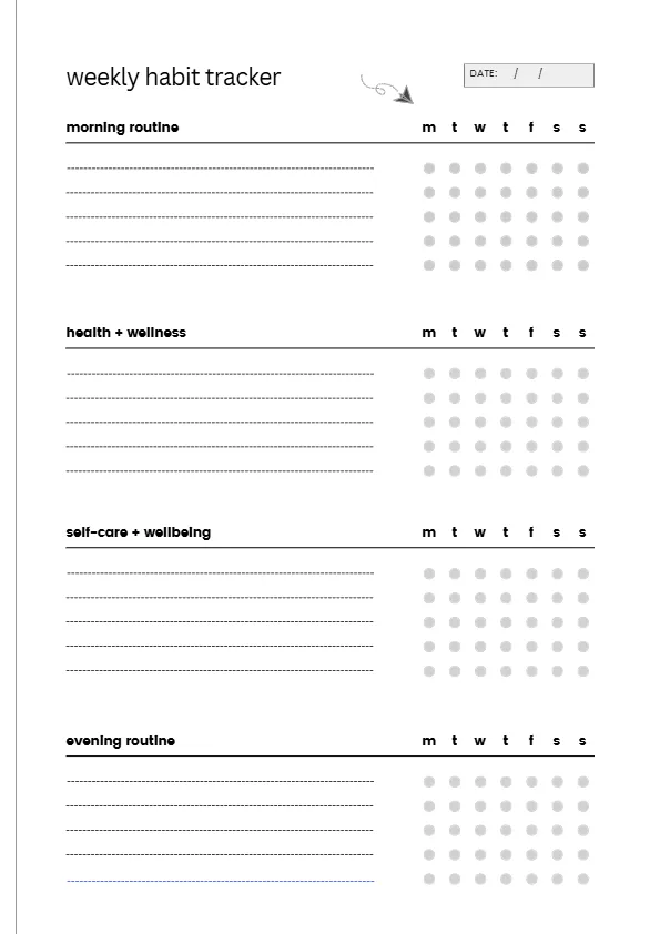 weekly-habit-tracker-1 weekly habit tracker pritnable