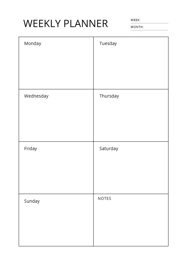 weekly-planner-printable-1 weekly planner printable